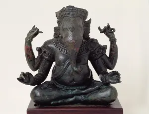 Ganesh, late 12th-early 13th century, Angkor (bronze) Ganesh, late 12th-early 13th century, Angkor (bronze)