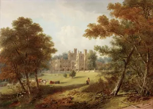 The Garden Front, Beaufront Castle, 1845 (oil on canvas) The Garden Front, Beaufront Castle, 1845 (oil on canvas)