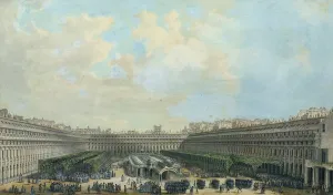 The Garden of the Palais Royal, 1791 (gouache on paper) The Garden of the Palais Royal, 1791 (gouache on paper)