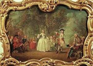 Aristocratic Collection: Garden Party (oil on canvas)
