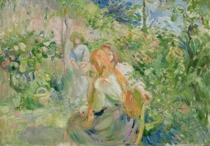 In the Garden at Roche-Plate, 1894 (oil on canvas) In the Garden at Roche-Plate, 1894 (oil on canvas)