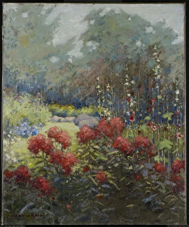 A Garden in September, c.1894 (oil on canvas)