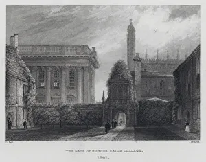 The Gate of Honour, Caius College, 1841 (engraving) The Gate of Honour, Caius College, 1841 (engraving)