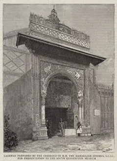 Gateway prepared by the Command of HH the Maharajah Sindhia, GCSI, for Presentation to the South Kensington Museum Gateway prepared by the Command of HH the Maharajah Sindhia, GCSI, for Presentation to the South Kensington Museum