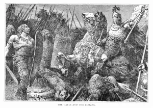 The Gauls and the Romans, from The History of France, by Emile de Bonnechose The Gauls and the Romans, from The History of France, by Emile de Bonnechose