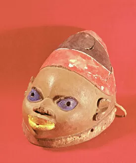 Related Images Gallery: Gelede mask, Yoruba Culture, from Nigeria (painted wood)
