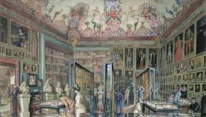 The Genealogy Room of the Ambraser Gallery in the Lower Belvedere, 1888 (w/c) The Genealogy Room of the Ambraser Gallery in the Lower Belvedere, 1888 (w/c)