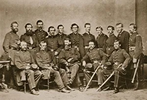 General F. P. Blair and Staff, 1861-65 (b/w photo) General F. P. Blair and Staff, 1861-65 (b/w photo)