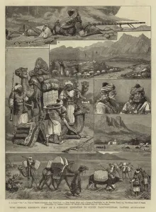 With General Kennedy's Staff on a Scientific Expedition to survey Takht-i-Suleiman With General Kennedy's Staff on a Scientific Expedition to survey Takht-i-Suleiman