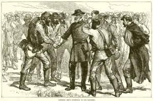 General Lee's Farewell to his soldiers (engraving) General Lee's Farewell to his soldiers (engraving)
