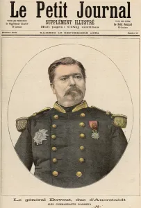 General Louis Nicolas Davout (1770-1823) Duke of Auerstaedt, from Le Petit Journal' General Louis Nicolas Davout (1770-1823) Duke of Auerstaedt, from Le Petit Journal'