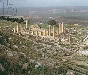 Archaeological Site of Cyrene Collection: General view of lower Cyrene (photo)