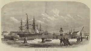 General View of the New Docks at Millwall (engraving) General View of the New Docks at Millwall (engraving)