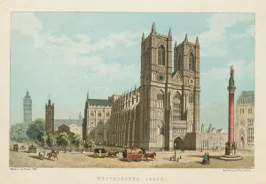 General View of Westminster Abbey Print (19th century). Art Prints