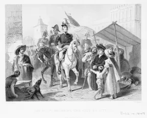 General Winfield Scott (1786-1866) entering the City of Mexico, 1847 (engraving) General Winfield Scott (1786-1866) entering the City of Mexico, 1847 (engraving)