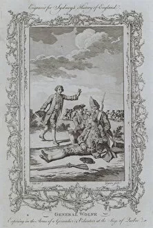 General Wolfe Expiring in the Arms of a Grenadier and Volunteer at the Siege of Quebec (engraving)
