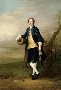 Gentleman with a Cannon, 1741 (oil on canvas) Gentleman with a Cannon, 1741 (oil on canvas)