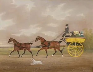 A Gentleman driving Tandem to a Jaunting Car (oil on canvas) A Gentleman driving Tandem to a Jaunting Car (oil on canvas)