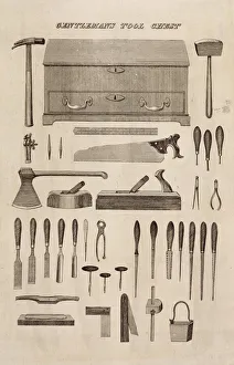 A Gentleman's Tool Chest, from the catalogue of Cutler & Co. (engraving) A Gentleman's Tool Chest, from the catalogue of Cutler & Co. (engraving)