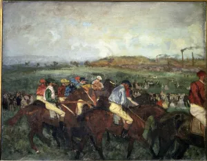 Gentlemen race. Before departure - 1862 (oil on canvas) Gentlemen race. Before departure - 1862 (oil on canvas)