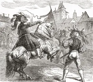 Georg von Frundsberg instructing German Landsknechts aka Landsknechte Georg von Frundsberg instructing German Landsknechts aka Landsknechte