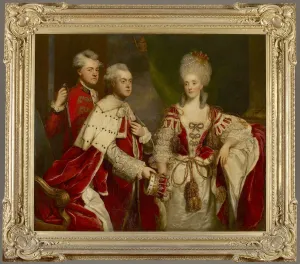 George, 2nd Earl Harcourt, his wife Elizabeth, and brother William, 1780 (oil on canvas) George, 2nd Earl Harcourt, his wife Elizabeth, and brother William, 1780 (oil on canvas)