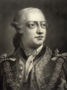 George III, after a mezzotint by Thomas Frye (engraving) George III, after a mezzotint by Thomas Frye (engraving)