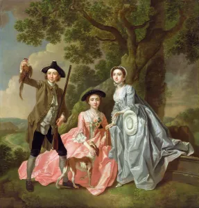 George Rogers with his Wife, Margaret, and his Sister, Margaret Rogers, c.1748-50 George Rogers with his Wife, Margaret, and his Sister, Margaret Rogers, c.1748-50