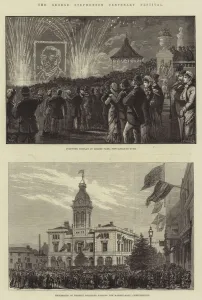 The George Stephenson Centenary Festival (engraving) The George Stephenson Centenary Festival (engraving)