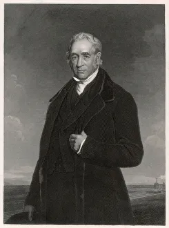 Railway Line Gallery: George Stephenson (litho)