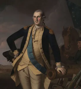George Washington at the Battle of Princeton, c.1779 (oil on canvas) George Washington at the Battle of Princeton, c.1779 (oil on canvas)