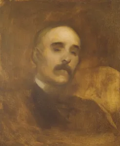 Georges Clemenceau (1841-1929) (oil on canvas) Georges Clemenceau (1841-1929) (oil on canvas)