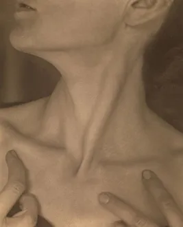 Photo Secession Gallery: Georgia O Keeffe -- Neck, 1921 (palladium print)