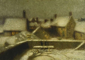 Gerberoy in the Snow; Gerberoy Sous la Neige, c.1900 (oil on canvas)