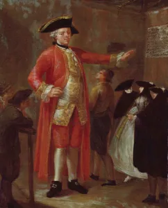 <b class=qtipBold><figcaption>The Giant Magrat (oil on canvas)</figcaption></b><br>ALG60659 The Giant Magrat (oil on canvas) by Longhi, Pietro (c.1701-85); 61x50 cm; Ca' Rezzonico, Museo del Settecento, Venice, Italy; Italian, out of copyright.<br><em>© Ca' Rezzonico, Museo del Settecento, Venice, Italy / Bridgeman Images</em> The Giant Magrat (oil on canvas)