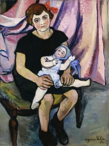 Girl with a Doll; Fillette a la Poupee, 1920 (oil on canvas) Girl with a Doll; Fillette a la Poupee, 1920 (oil on canvas)