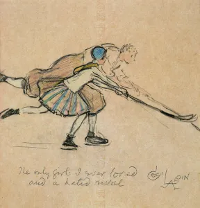 The Only Girl that I Ever Loved and a Hated Rival (coloured crayon on paper) The Only Girl that I Ever Loved and a Hated Rival (coloured crayon on paper)