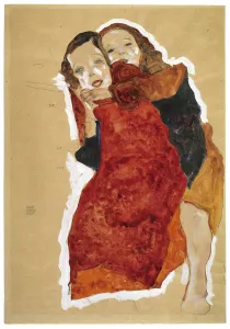 Two girls par Schiele, Egon (1890-1918), 1911 - Watercolour Two girls par Schiele, Egon (1890-1918), 1911 - Watercolour
