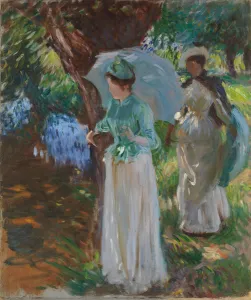 Two Girls with Parasols, 1888 (oil on canvas) Two Girls with Parasols, 1888 (oil on canvas)