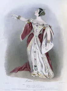 Giulia Grisi (1811-69) as Anna in Anna Bolena Giulia Grisi (1811-69) as Anna in Anna Bolena