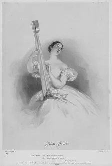 Giulia Grisi, Italian opera singer in the role of Desdemona (llithograph) Giulia Grisi, Italian opera singer in the role of Desdemona (llithograph)