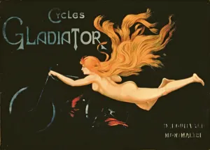 Gladiator Cycles, Boulevard Montmartre, Paris (colour litho) Gladiator Cycles, Boulevard Montmartre, Paris (colour litho)