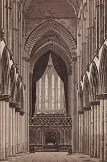 Glasgow Prints: Glasgow: The Cathedral, Nave (litho)