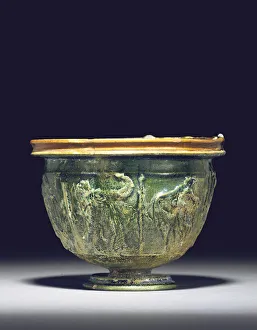 Goblet, late 1st century BC - early 1st century AD (lead-glazed ceramic) Goblet, late 1st century BC - early 1st century AD (lead-glazed ceramic)