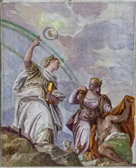 Godefroy Durand Gallery: God among the clouds, Faith showing the road to Eternity to Charity and Charity leading the Sinner
