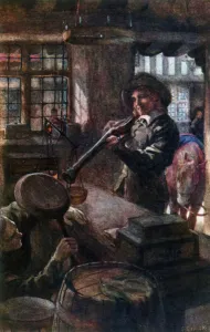 God sake, John Ridd, God sake, dear boy, put un down (colour litho) God sake, John Ridd, God sake, dear boy, put un down (colour litho)