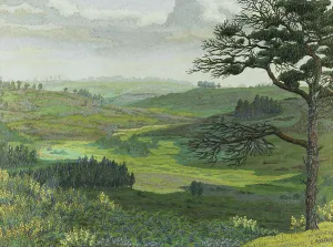 Natural Space Gallery: Godshill, New Forest, 1934 (oil on canvas)