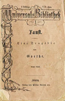 Goethe's Faust I, the first volume of Reclam's Universal Library Goethe's Faust I, the first volume of Reclam's Universal Library