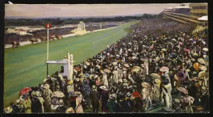 The Gold Cup, Ascot, the Royal Enclosure, 1922 (oil on canvas) The Gold Cup, Ascot, the Royal Enclosure, 1922 (oil on canvas)