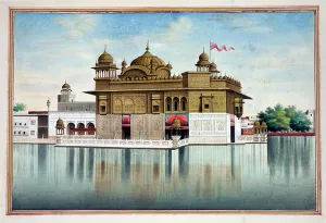 The Golden Temple at Amritsar, from The Kingdom of the Punjab, its Rulers and Chiefs The Golden Temple at Amritsar, from The Kingdom of the Punjab, its Rulers and Chiefs